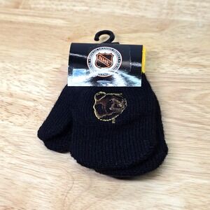 Boston Bruins Bear Baby Kids Child Mittens Licensed NHL Glove Mittens Ice Hockey
